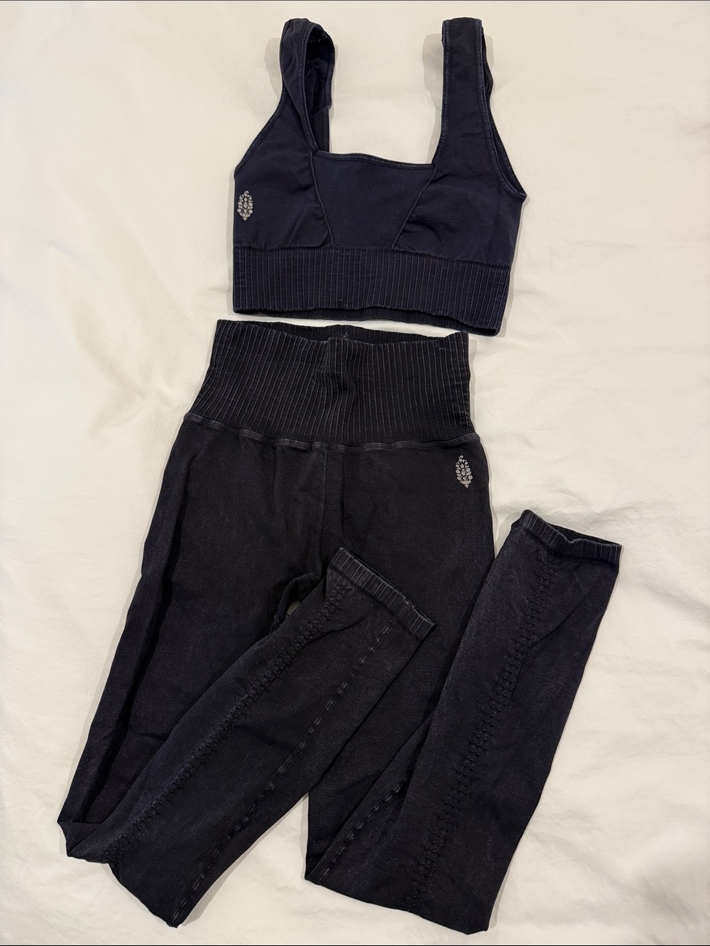 Free people movement good karma square neck sports bra & good karma leggings